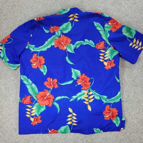 Vintage Royal Hawaiian Creations Shirt Womens L Floral Button Down Beach Summer - Picture 3 of 12